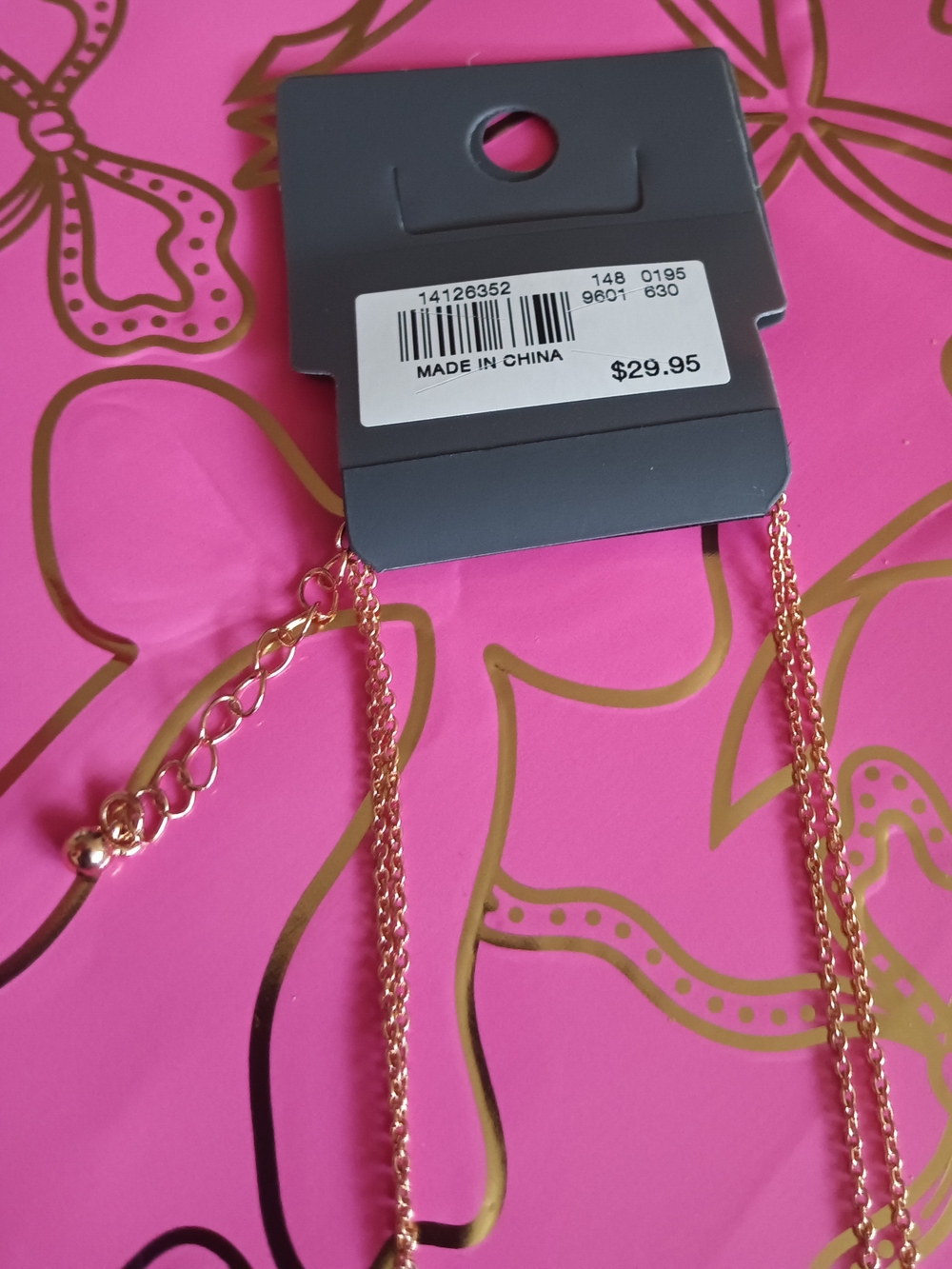 THE LIMITED ROSE GOLD NECKLACE - Picture 3 of 3